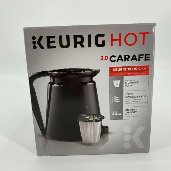 Keurig Hot 2.0 Carafe 32 oz Brewing Capacity NIB